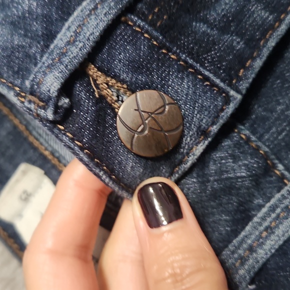 Jessica Simpson Brand "Kiss Me" Super Skinny Mid-Rise Dark Denim Jeans Jeggings - Picture 11 of 14